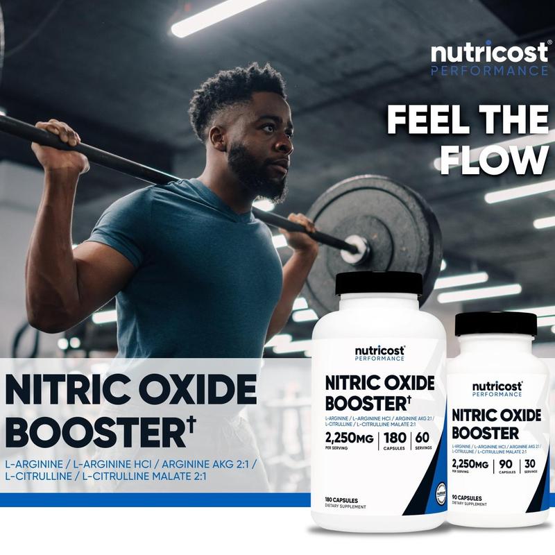 Nitric Oxide Booster & Testosterone Booster Bundle